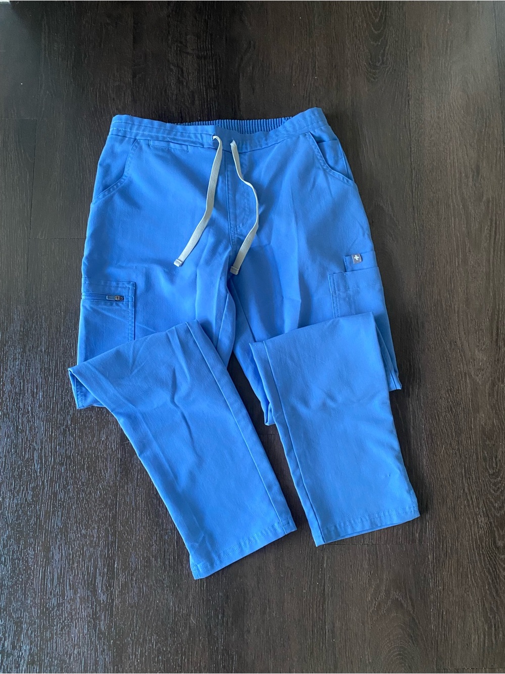 Figs Royal Blue Cargo Jogger Pants